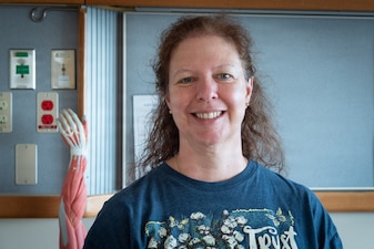 Jennifer Prutch, a certified hand therapist, provides critical care to Marines and Sailors aboard MCAS Cherry Point. She helps restore function and prevent future injuries for the service member’s most mission-essential assets: their hands.