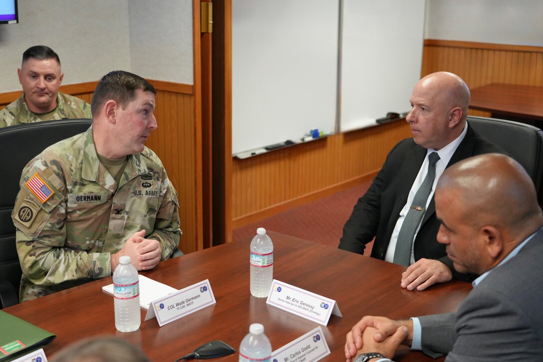 FORT SHAFTER, Hawaii — On April 20, 2026, Senior Advisor to the Secretary of War for Strategy Eric J. Geressy visited the 3d Multi-Domain Task Force (MDTF) at Fort Shafter, Hawaii. The engagement underscored the unit's pivotal role in supporting Operation Pathways and advancing integrated deterrence within the Indo-Pacific theater.