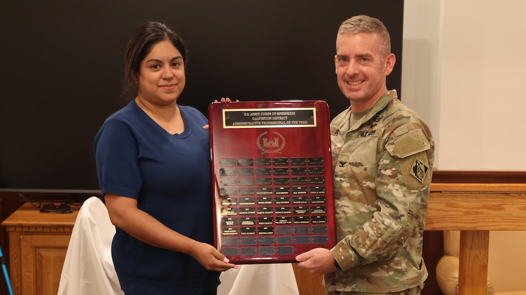 Nominees were evaluated with six criteria; completion of tasks within timelines, accuracy and efficiency, self-respect and professionalism which reflects the standards expected of corps employees, commitment and identification with the district and its missions, exemplary representation of the district when working with the public and other offices, evidence of good working relationships and one year of experience in the administrative support field.