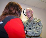 260424-N-ME175-1005 Jacksonville, FL. (April 10, 2026) Capt. William Scouten, Naval Medical Center Portsmouth, makes quarterly visits to see local patients often within a week, when wait times for a consultation were previously four to six months. The Defense Health Agency (DHA) provides care “Anytime, Anywhere, Always.”  For the first time ever, patients at Naval Hospital Jacksonville can receive care from a pediatric endocrinologist in the pediatric clinic of the hospital. (U.S. Navy photo by Julie Lucas)
