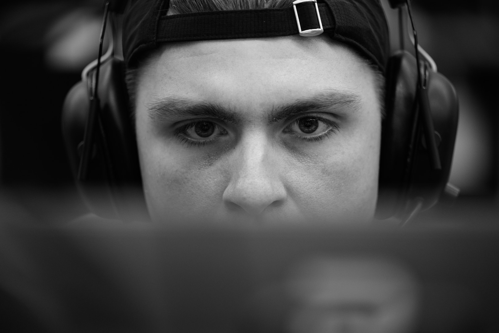 U.S. Space Force Spc. 3 Andrew Ruswick, assigned to Patrick Space Force Base, competes during the 2026 Armed Forces Esports Championship at Localhost in Philadelphia, Pennsylvania, April 24, 2026. Service members competed in organized esports competition playing Marvel Rivals for championship honors while representing their respective services. Armed Forces Sports brings together service members from the Army, Marine Corps, Navy, Coast Guard, and Air Force, and Space Force to compete at the national level. Armed Forces Sports promotes physical fitness, cognitive readiness, teamwork, and competitive opportunities for military members while supporting recruitment and retention efforts and strengthening partnerships through emerging sports platforms. (DoW photo by U.S. Marine Corps Sgt. Kayla Halloran)