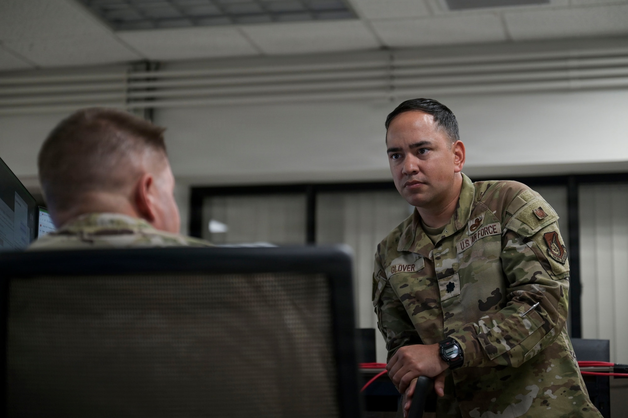 The 36th Maintenance Group deputy commander and Crisis Action Team director discusses upcoming recovery efforts in wake of Typhoon Sinlaku.