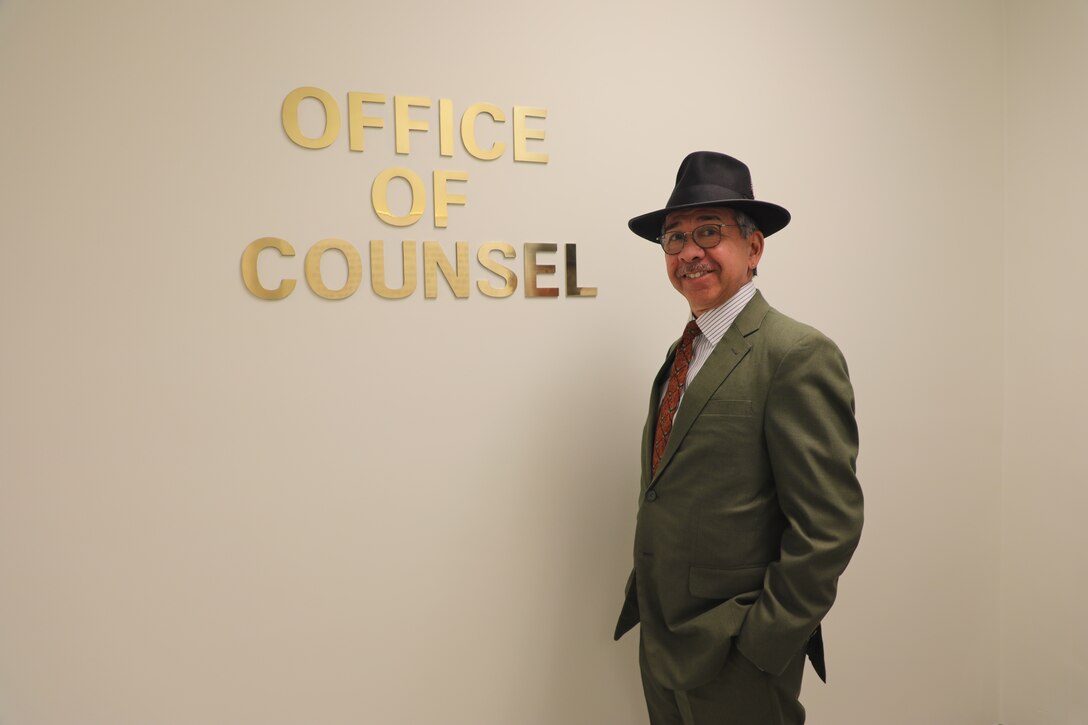 Larry Estrada, deputy district counsel, U.S. Army Corps of Engineers – Far East District, stands in front of the Office of Counsel, marking the beginning of his first overseas assignment. He brings over 30 years of federal legal experience and continues to support the mission with his expertise and dedication. (U.S. Army photo by Yohan An)