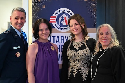 Image of the National Guard military of the child year award