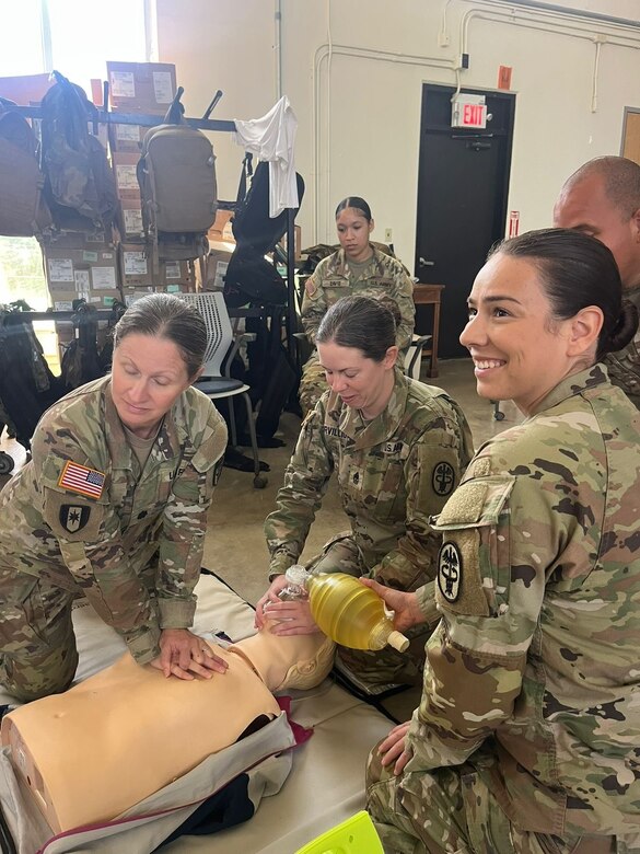 Guam Soldiers Complete Basic Life Support Training