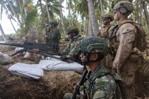 During the counter-landing live-fire training, forces demonstrated their ability to sense the actions of a dynamic notional enemy, make collective real-time decisions, and coordinate an array of fire from missile systems, fighter aircraft, mortars, and machine guns.