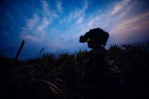 U.S. Army Pvt. Dylan Maynard, assigned to 2nd Battalion, 21st Infantry Regiment, 3rd Mobile Brigade, 25th Infantry Division holds security at an established observation post during Exercise Balikatan 2026, near Itbayat Airport, Itbayat, Philippines, April 25, 2026.