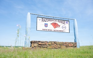Sign at Razorback Range