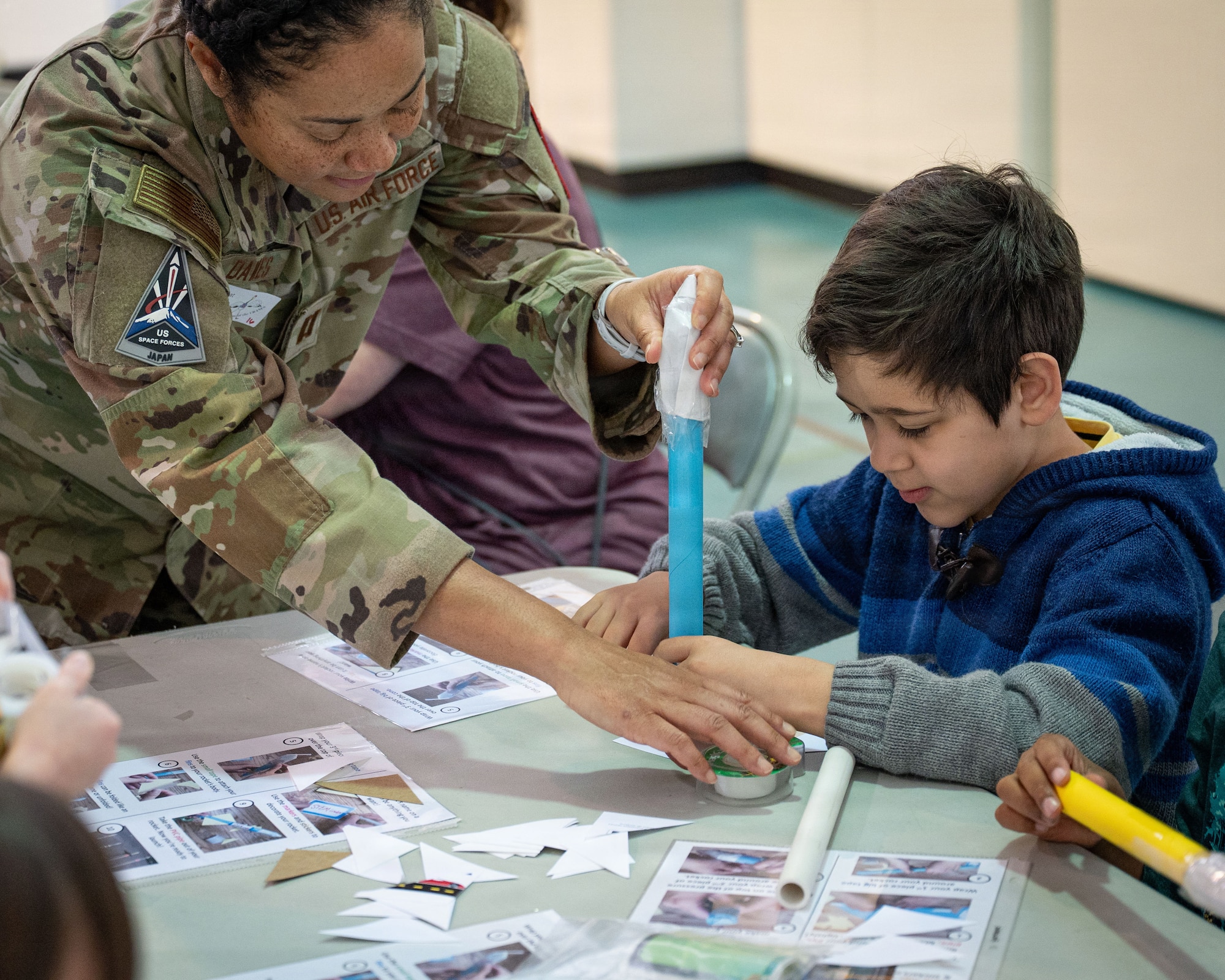 Guardians from U.S. Space Forces-Japan participated in SSC’s outreach program to connect students with real-world space applications, strengthening public understanding of space missions and the U.S. Space Force’s role in national defense.