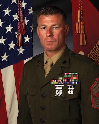 Portrait of Sergeant Major Jared A. Parker