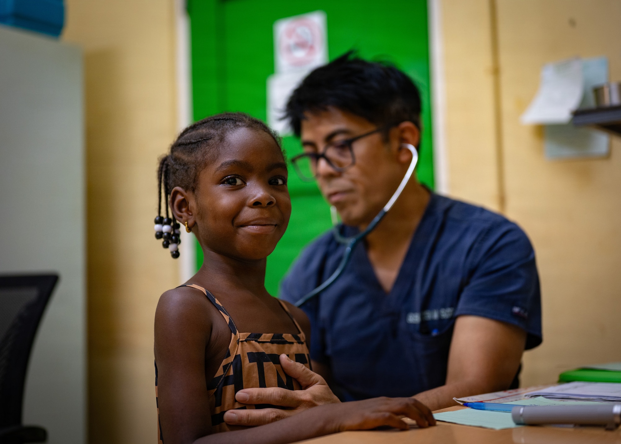 Image of patients being treated.