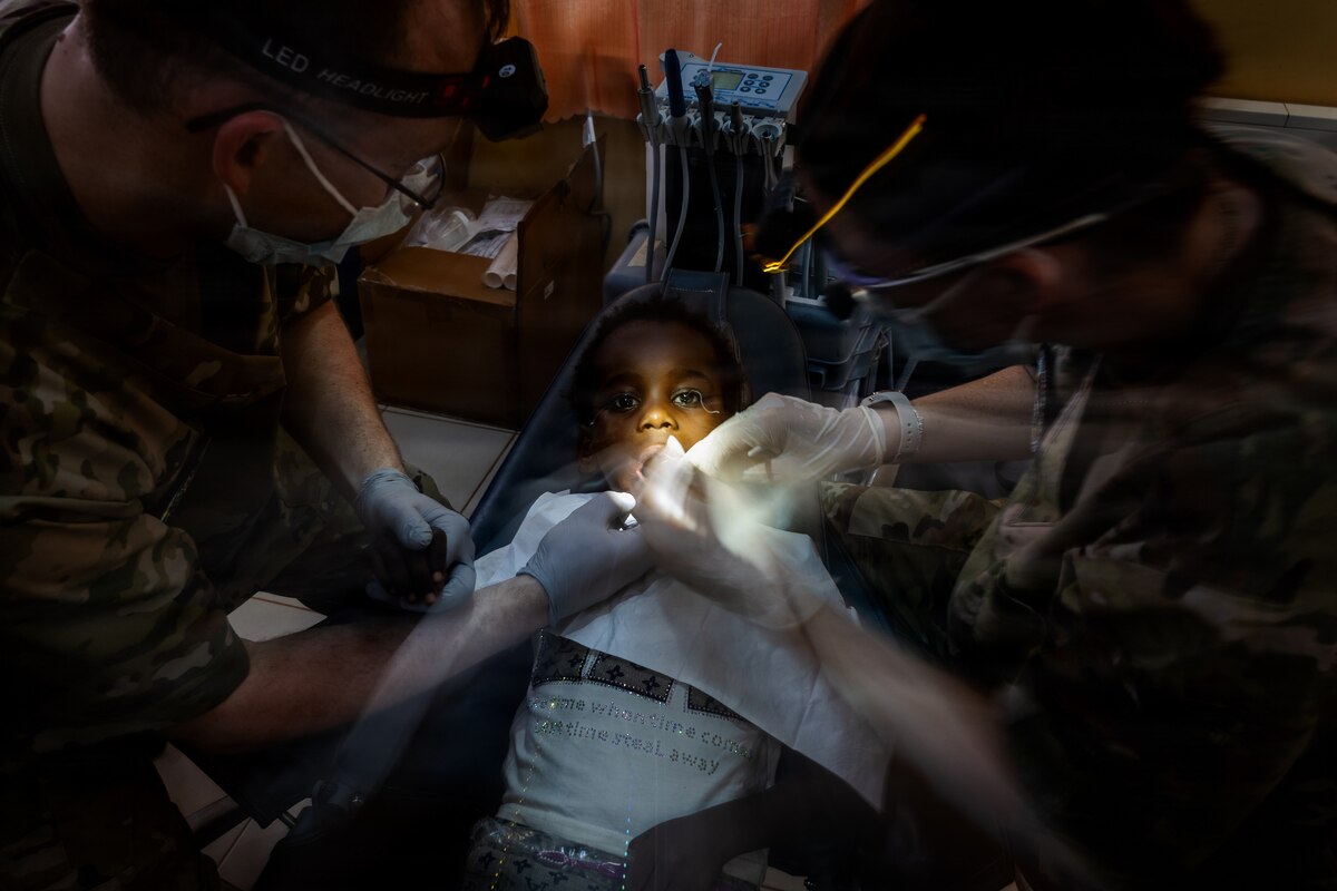 Image of patients being treated.