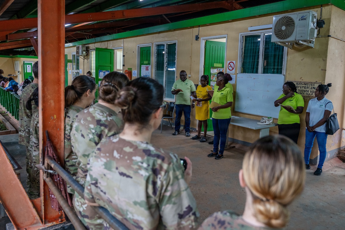 Image of patients being treated.