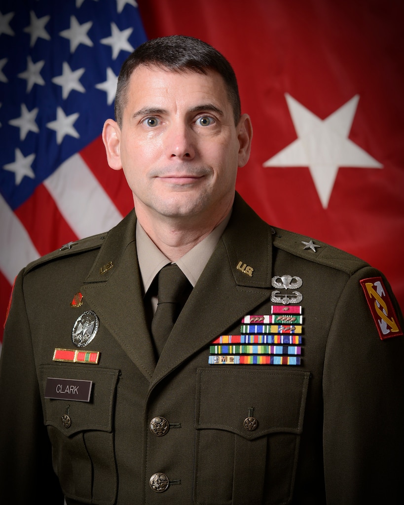 Brig. Gen. Michael Clark, 143d ESC Commanding General