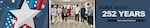 a graphic with people standing for a group photo