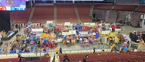 West Valley’s Maverik Center became a showcase of innovation and determination April 16-18 as 42 high school teams competed in the 2026 FIRST Robotics Competition (FRC) Utah Regional.