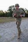 1st Lt. Lucas Tucker, 106th Finance Battalion Bravo Company executive officer, takes part in an expert physical fitness assessment, or EPFA, at Fort Jackson, S.C., April 21, 2026. Twelve finance and comptroller Soldiers took part in the EPFA, a combat-focused physical assessment, as part of the U.S. Army Finance Corps’ annual Finance Soldier of the Year competition. (U.S. Army photo by Mark R. W. Orders-Woempner)