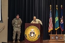 photo of father and son who are both in the Army