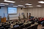 2nd BW command chief gives mission brief to cadets