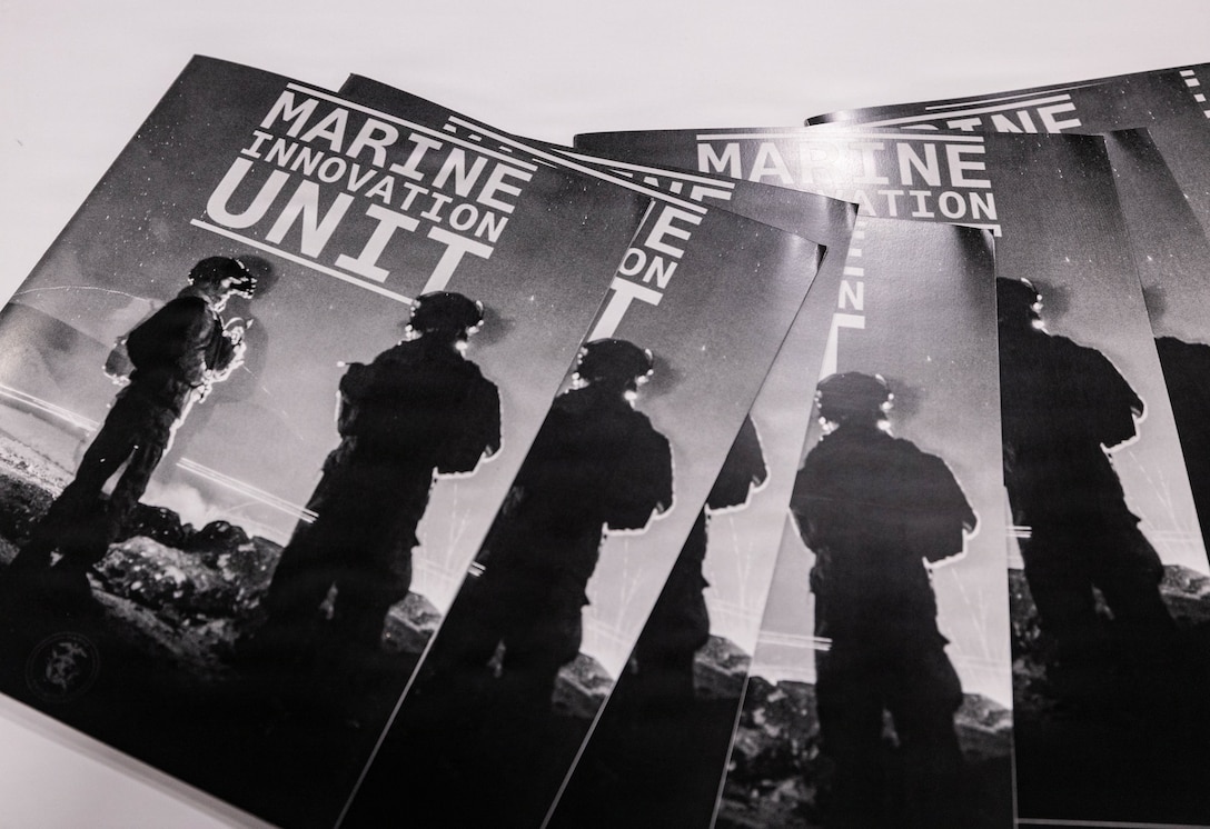 Marine Innovation Unit, leverages the unique talent of the Marine Corps Reserve to help create a more lethal and survivable force, held an exhibit during Modern Day Marine 2026, Walter E. Washington Convention Center, Washington, DC, April 29, 2026. Modern Day Marine brings together representatives from military, industry and government to collaborate in shaping the future of the United States Marine Corps. Through the interactions taking
place at Modern Day Marine, the Corps is able to engage, educate and increase understanding of the Marine Corps' contributions to the National Defense Strategy. (U.S. Marine Corps photo by Cpl. Carlina Holland)