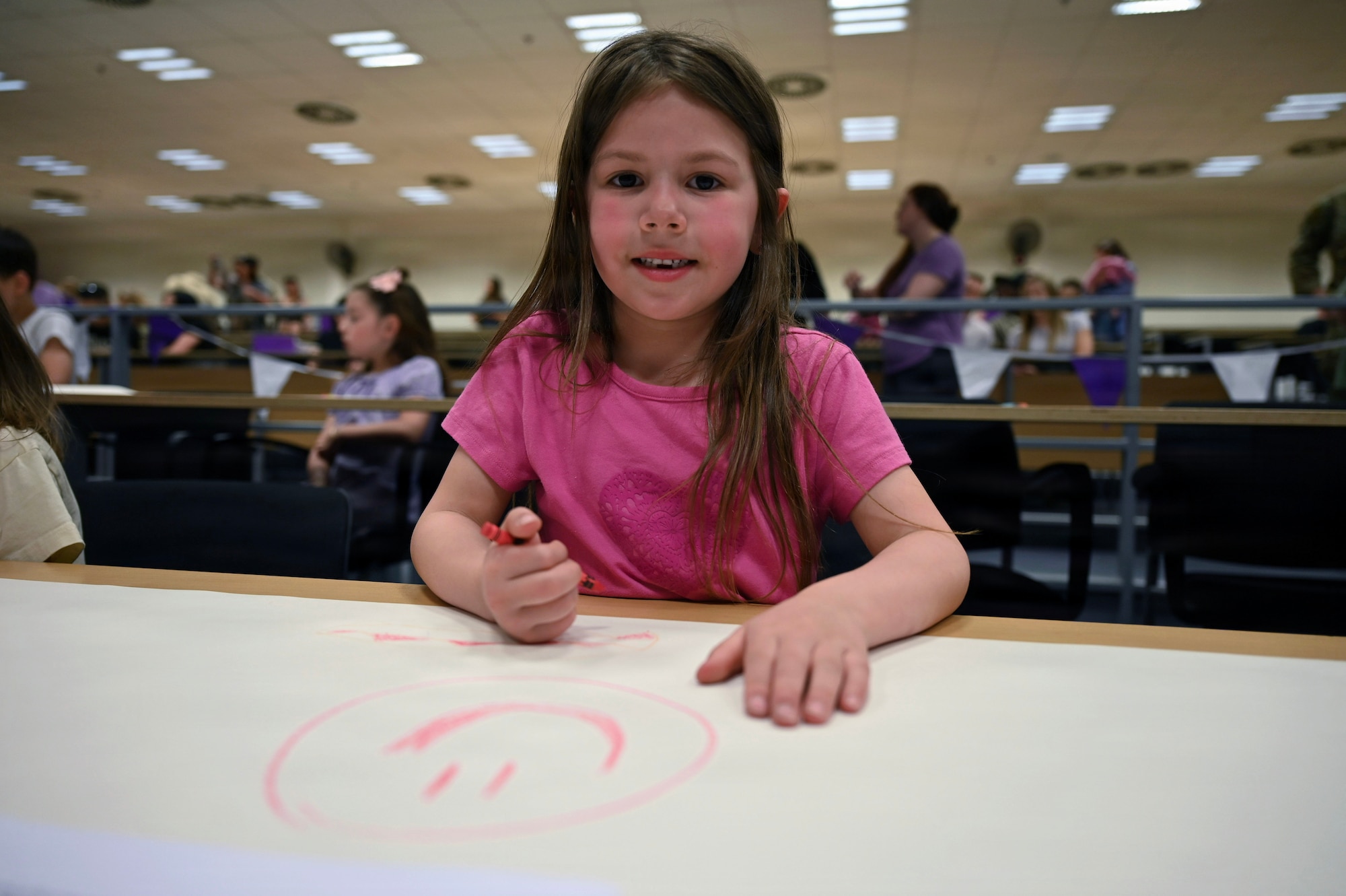 a child colors