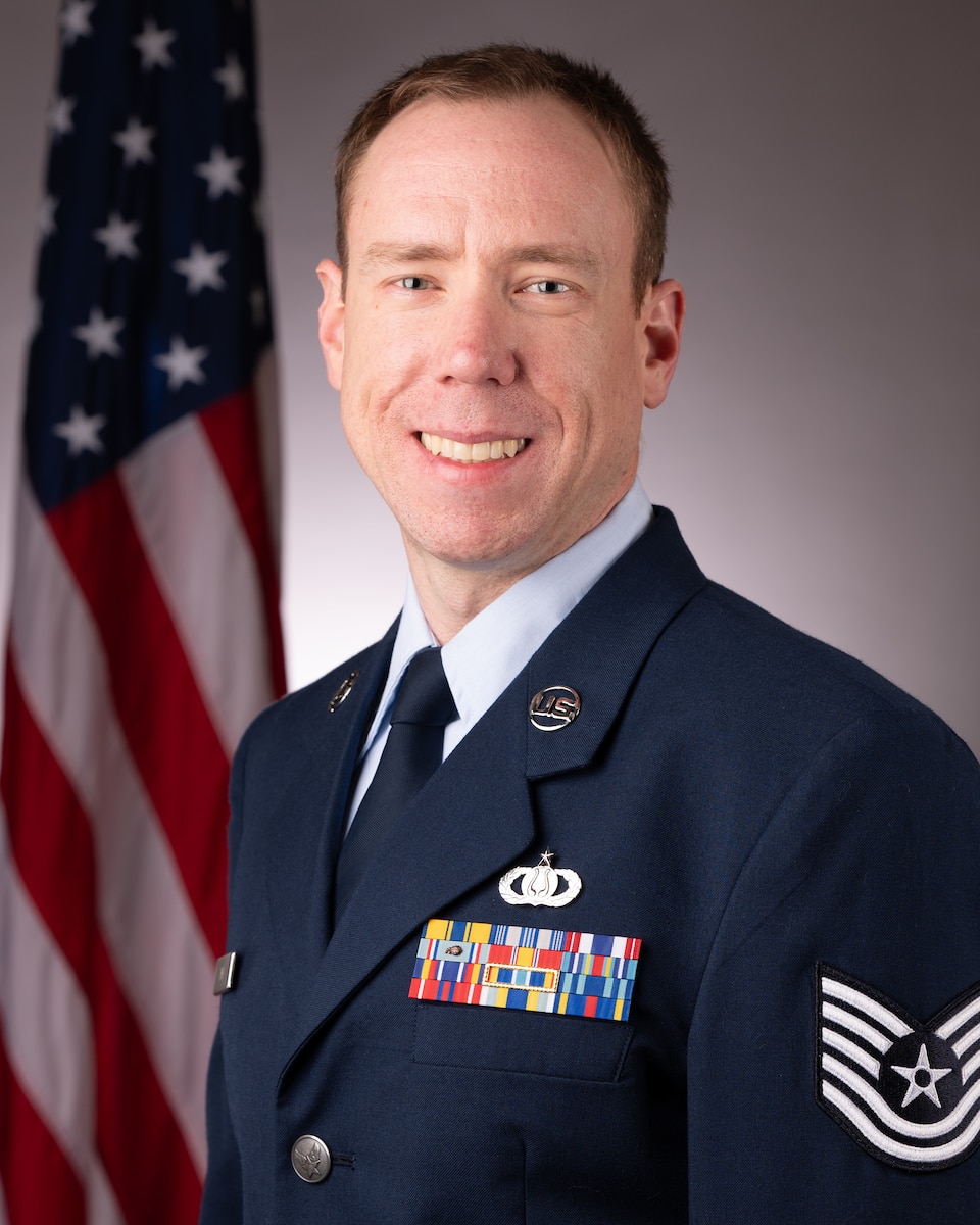 Technical Sergeant Michael Dee Official Service Dress Photo