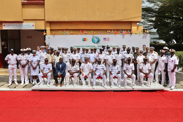 Exercise Obangame Express closes in Douala, Cameroon, April 30, 2026.