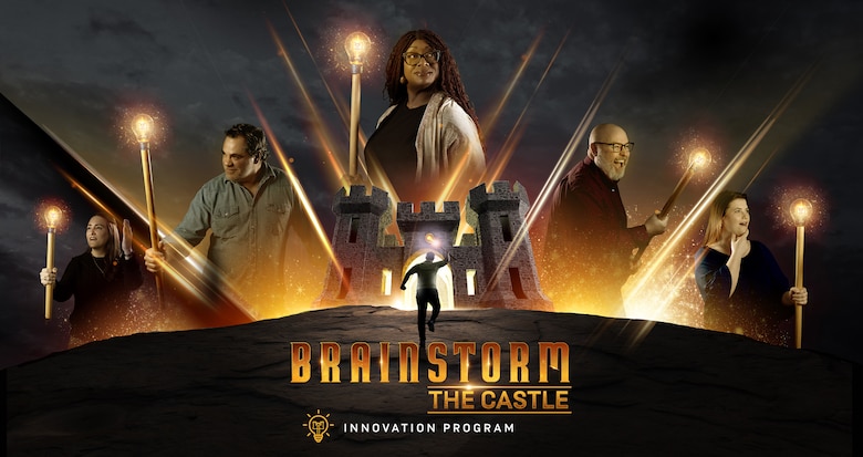 A graphic for the Brainstorm the Castle program.