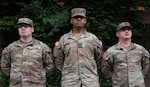 U.S. Soldiers with the Arkansas National Guard, assigned to Joint Task Force-District of Columbia, in support of the DC Safe and Beautiful mission, pose for a photo in Arlington, VA, July 30, 2026. About 5,000 National Guard members are supporting the mission, providing critical assistance to the Metropolitan Police Department to help ensure the safety of residents, commuters, and visitors throughout the District. (U.S. Army National Guard photo by Spc. Shretha Broderick)