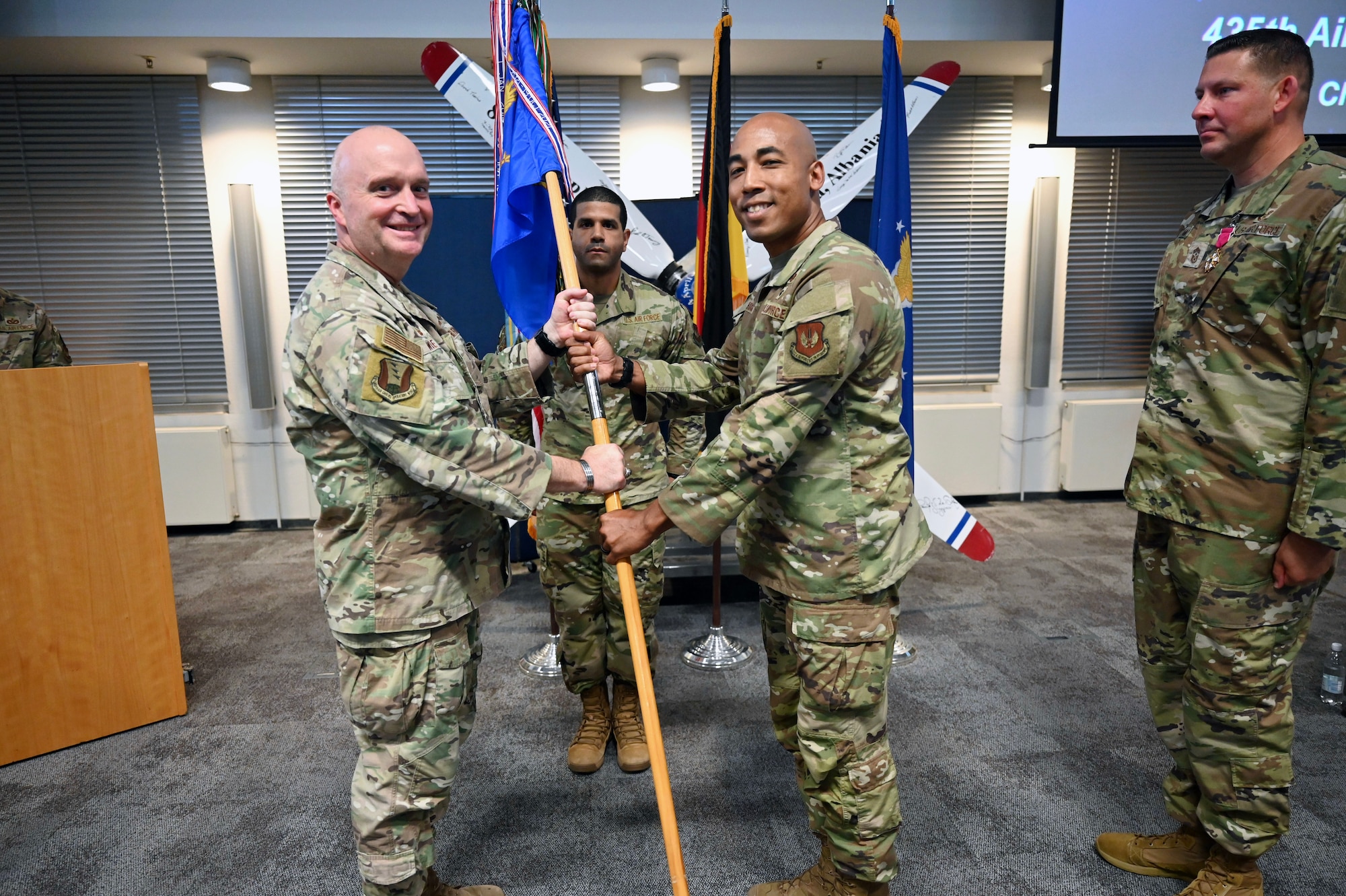 435 AGOW welcomes new command chief