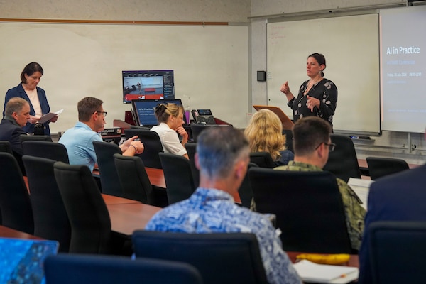 U.S. Naval War College students and faculty discuss uses, potential of artificial intelligence
