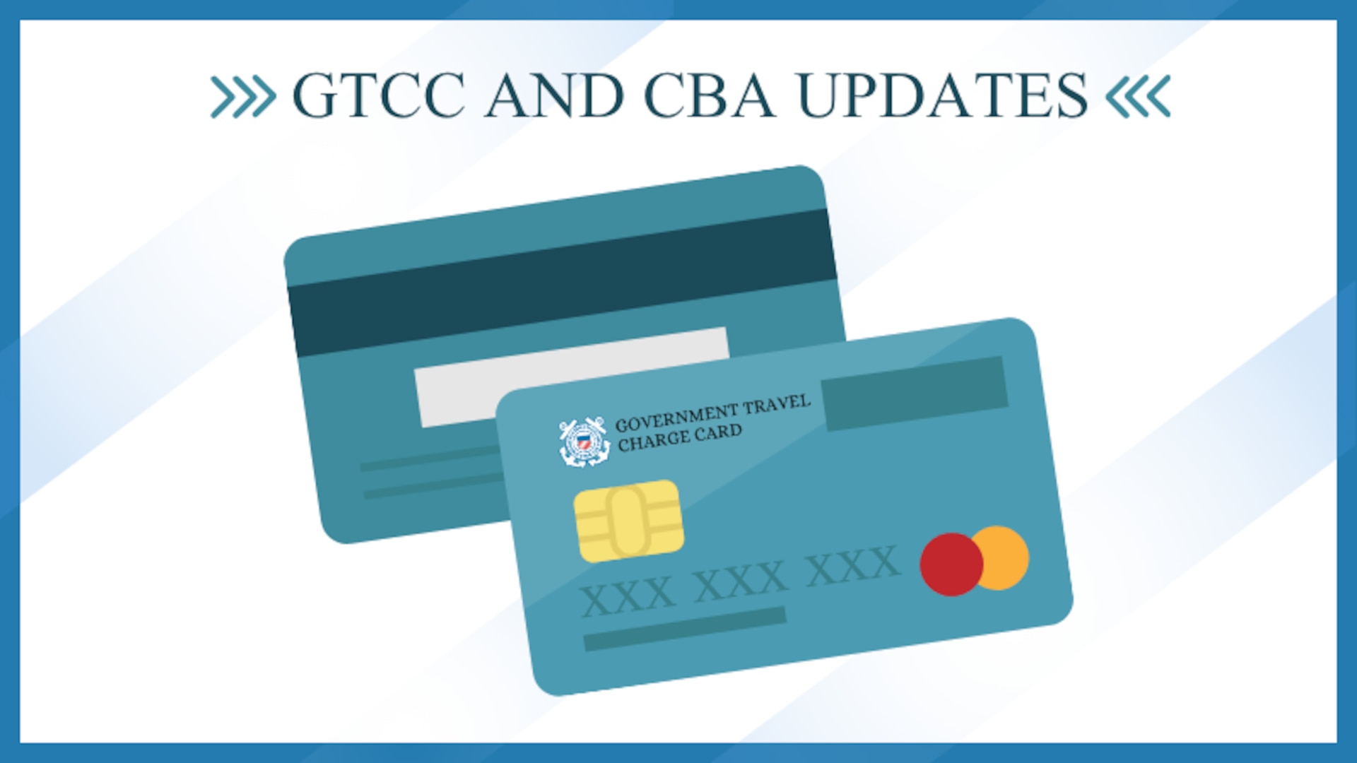 A newly updated Government Travel Charge Card Manual (COMDTINST M4600.18) is currently in the clearance process and will be promulgated soon to provide further guidance.