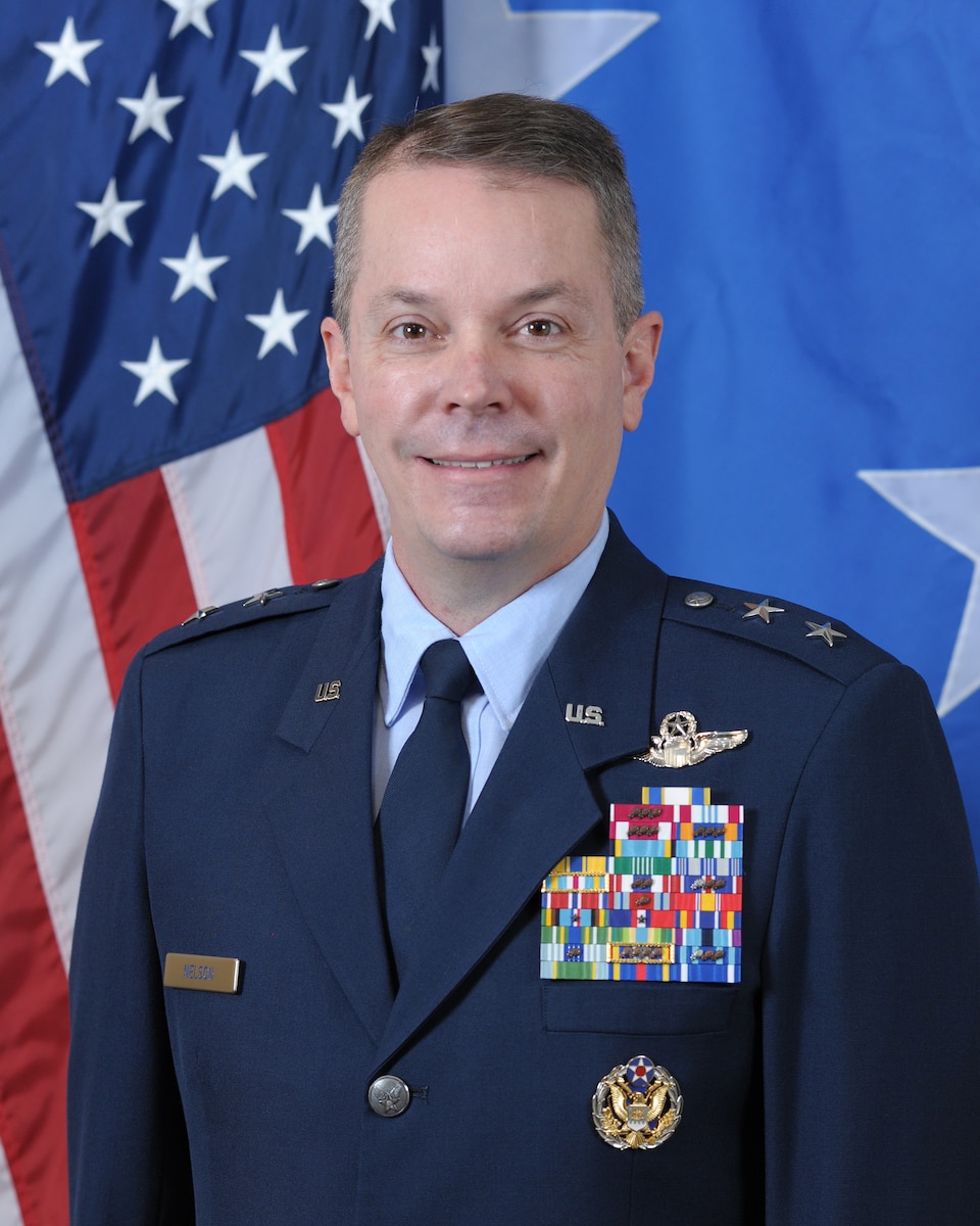 This is the official portrait of Maj. Gen. Jeffrey W. Nelson.