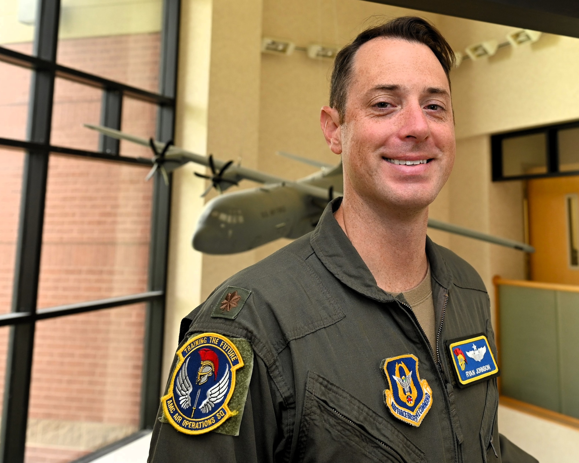 A U.S. Air Force officer poses for a portrait.