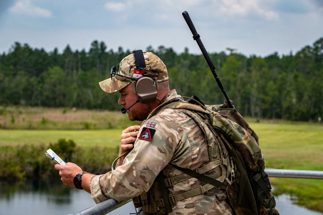 U.K. Personnel during a training