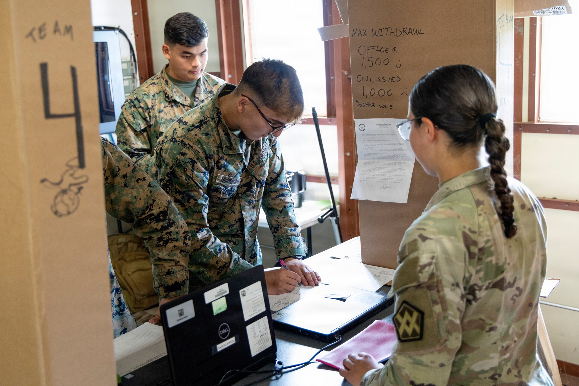 310th Sustainment Command (Expeditionary) finance units support finance operations in Diamond Saber 26