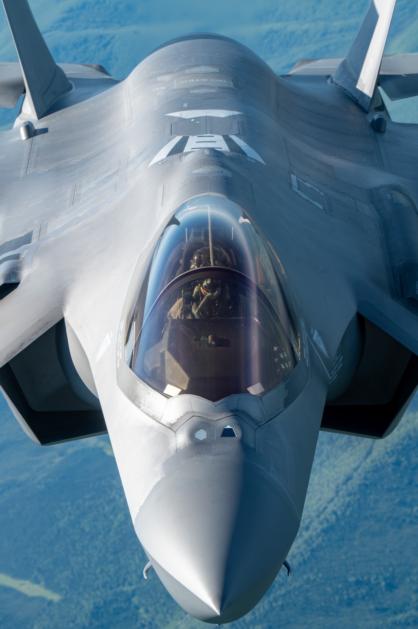 A U.S. Air Force F-35A Lightning II performs an aerial demonstration for the Arctic Lightning Air Show at Eielson Air Force Base, Alaska, July 31, 2026.