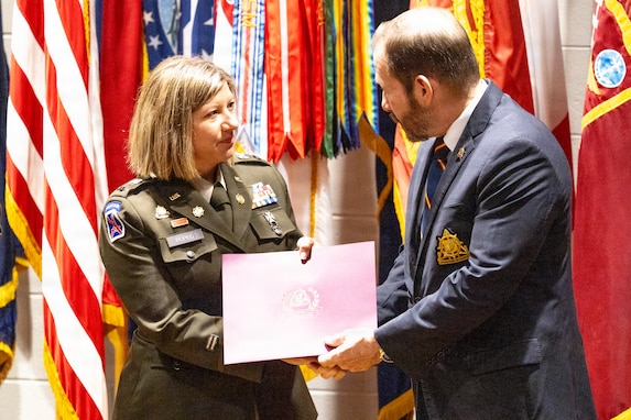 310th Sustainment Command (Expeditionary) unit and warrant officer recognized at Transportation Corps ceremony