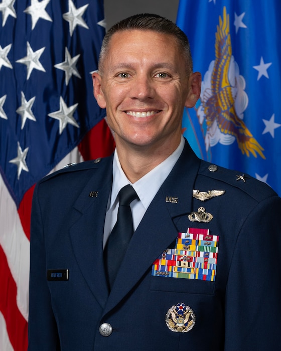 This is the official portrait of Brig. Gen. Timothy M. Helfrich.