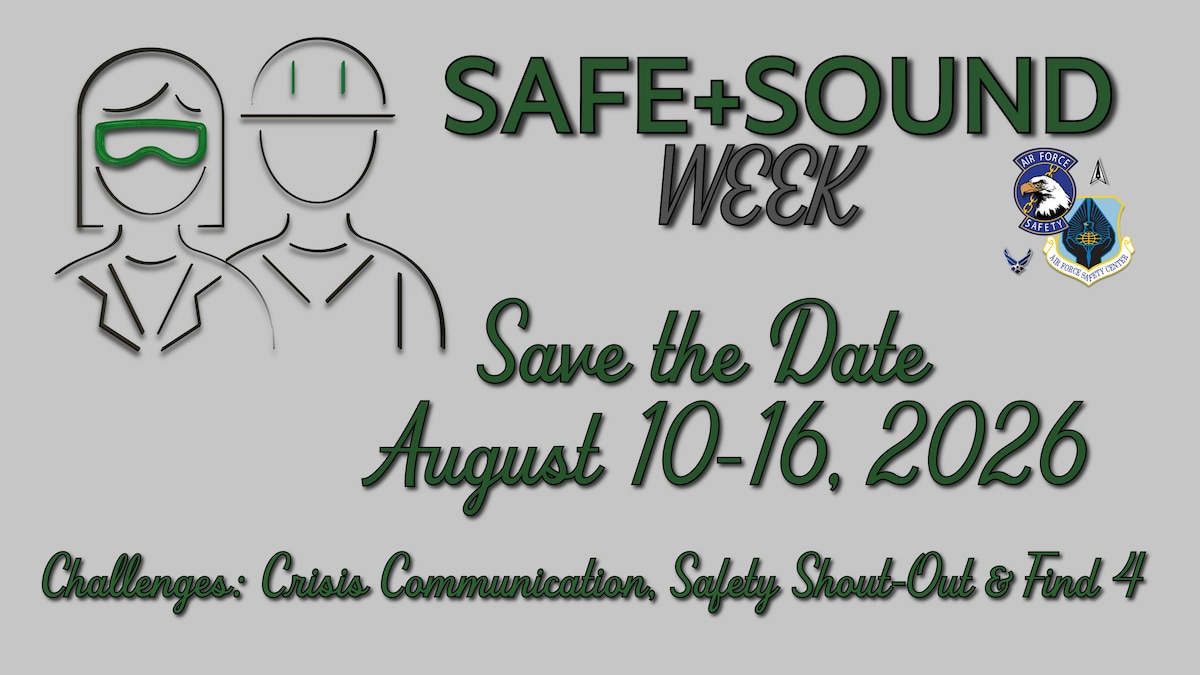 Safe + Sound Week Save the Date