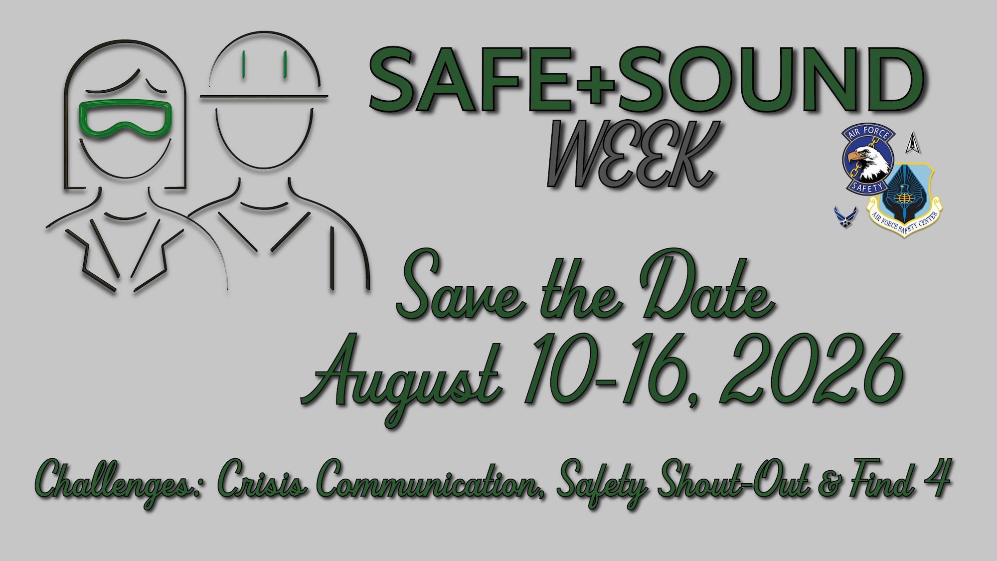 Safe + Sound Week Save the Date