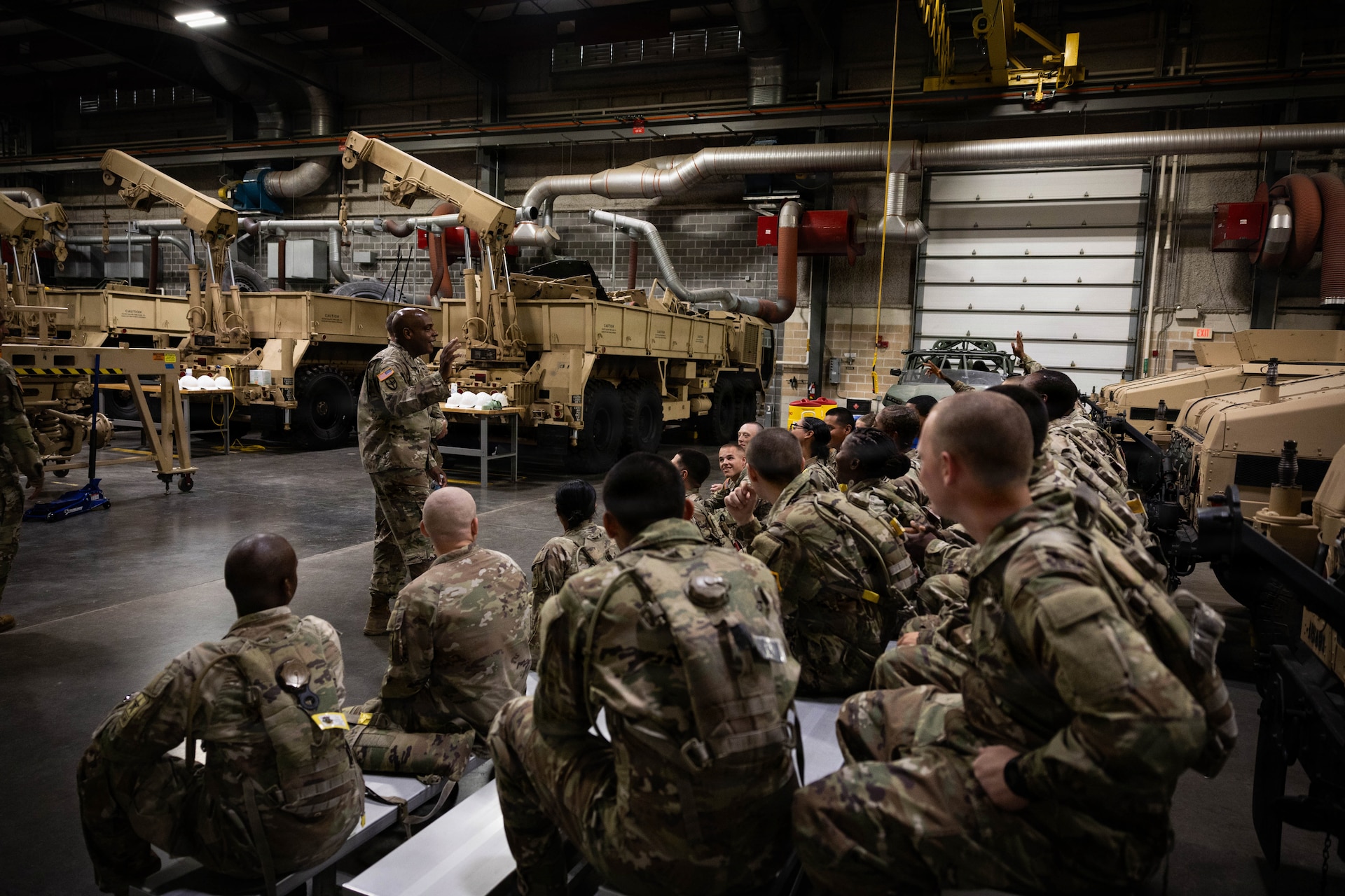 Army Reserve’s senior enlisted leader immerses in training, modernization at Fort Lee
