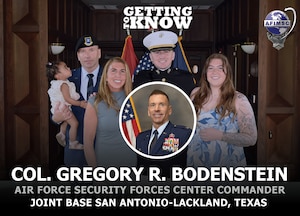 Getting to Know - Air Force Security Forces Center Commander - Col. Gregory Bodenstein