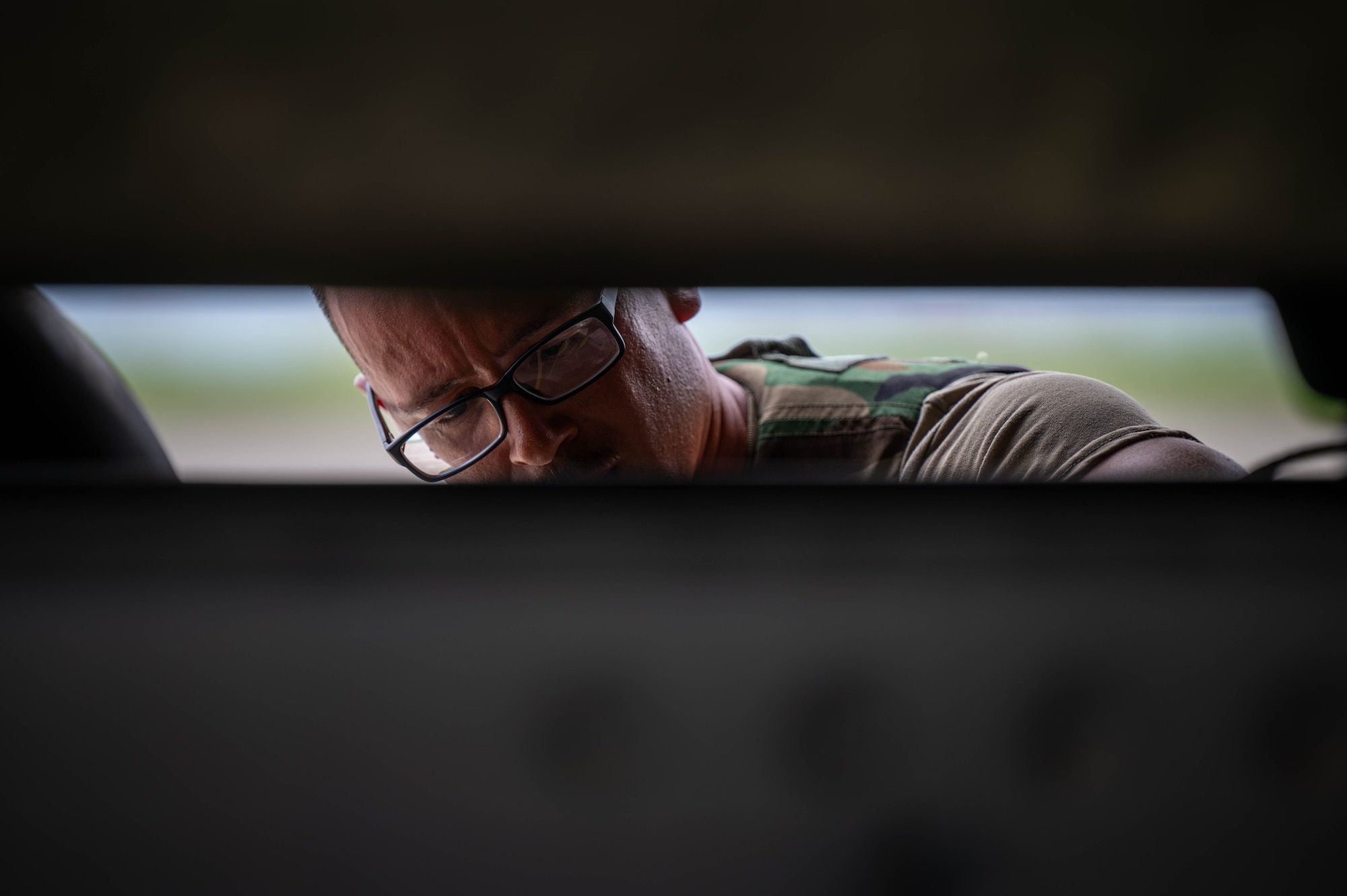 U.S. Air Force Airman 1st Class Joshua Vasquez, 18th Logistics Readiness Squadron petroleum, oil and lubricants distribution operator, secures equipment after completing a hot-gas refueling operation during readiness exercise Beverly Beach 26-1 at Kadena Air Base, Japan, Aug. 4, 2026. Readiness exercises such as BB26-1 strengthen the 18th Wing's ability to generate combat airpower by validating expeditionary logistics capabilities in realistic training scenarios. (U.S. Air Force photo by Airman 1st Class Nathaniel Jackson)