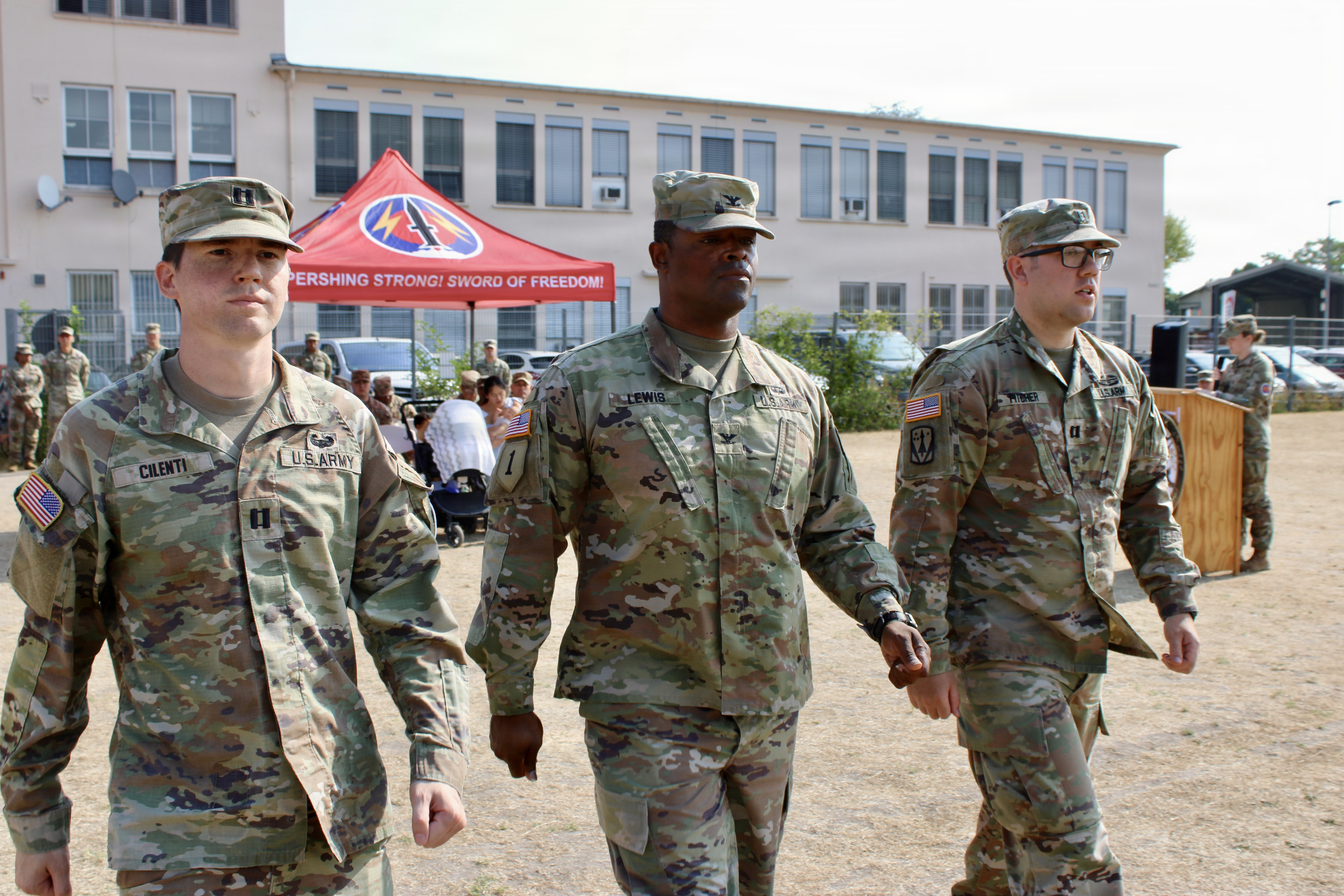 Information Defense Company Change of Command