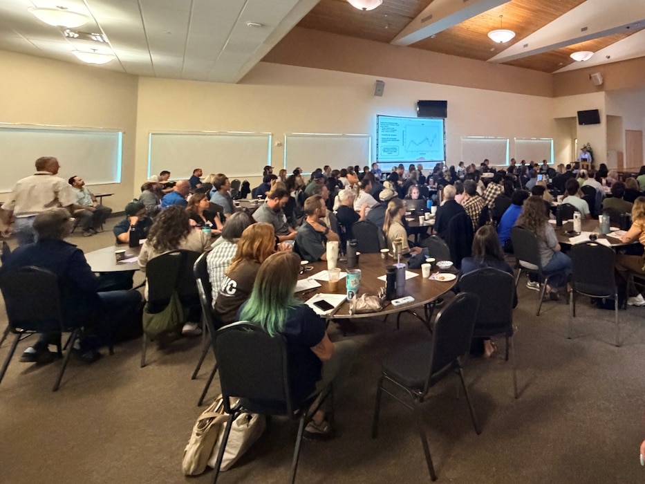 Over 100 invasive species management professionals gather in Davie, Fla. to attend the 2026 Everglades Cooperative Invasive Species Management Area Summit to discuss the year in review and highlight the advancements in combating non-native species across southern Florida while protecting our delicate Everglades ecosystem. (USACE photo by Peggy Bebb)