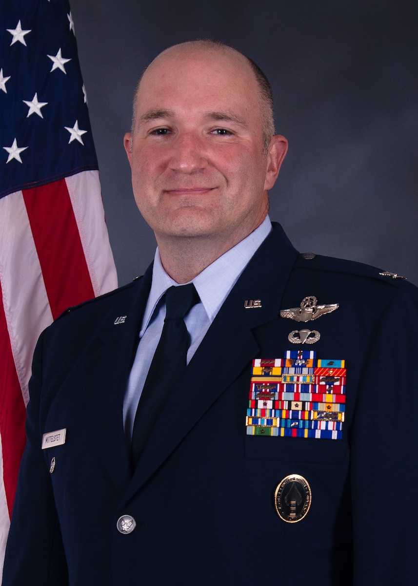 Col Ryan P. Mittelstet serves as the Deputy Wing Commander, 58th Special Operations Wing, Kirtland Air Force Base, New Mexico.