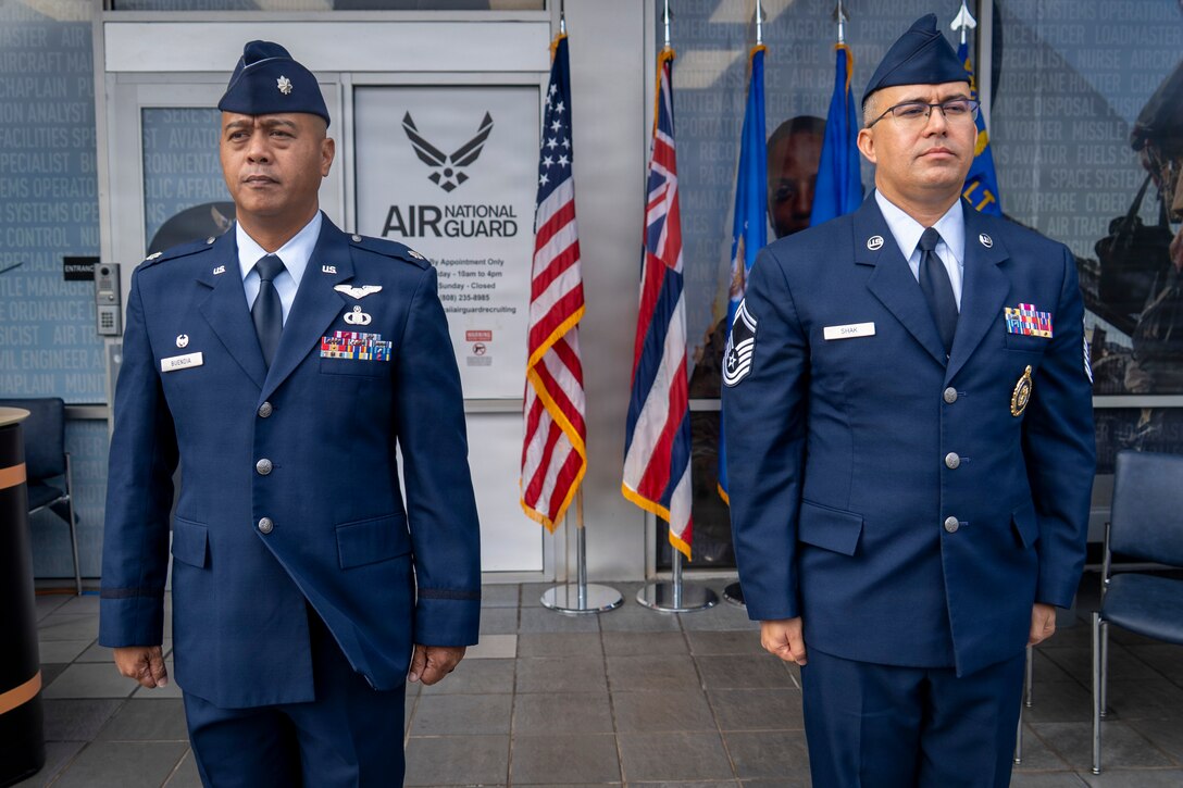 Ceremony of Headquarters Hawaii Air National Guard Recruiting and Retention Flight