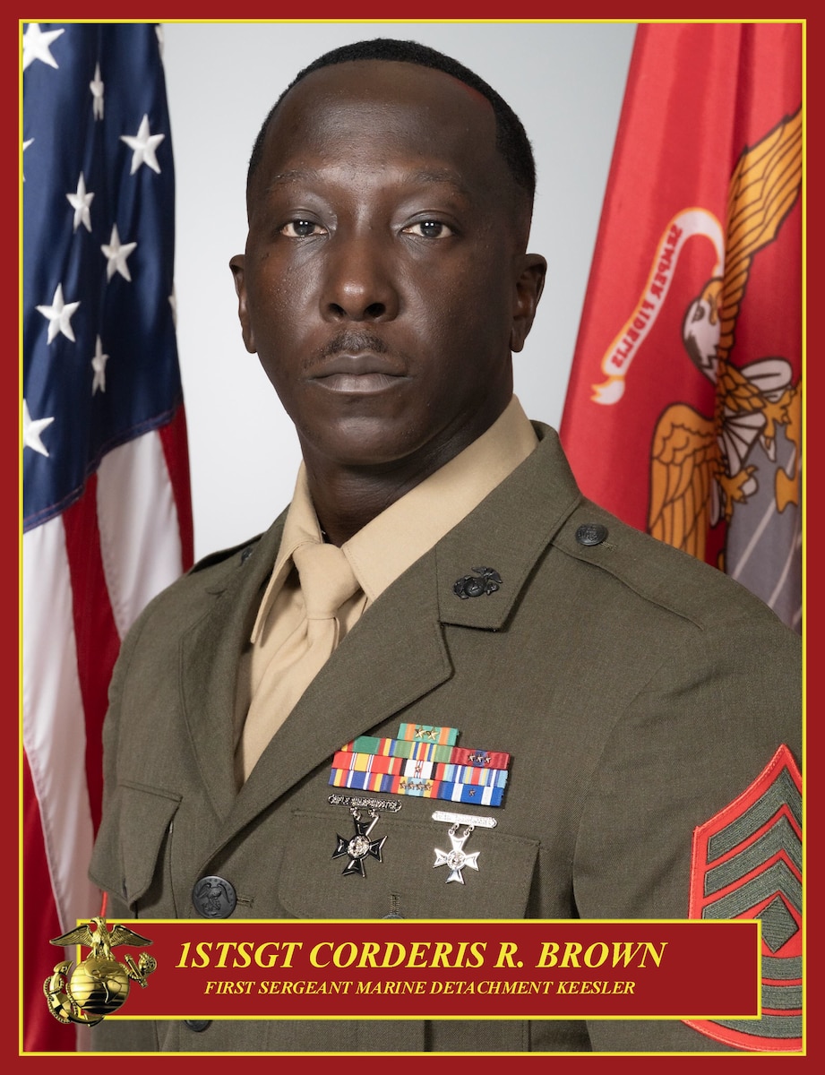 A portrait photo of a U.S. Marine.