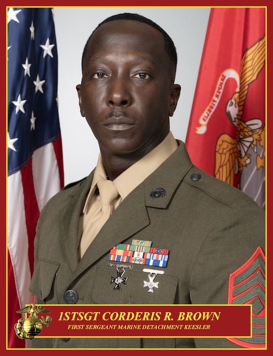 A portrait photo of a U.S. Marine.